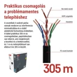 Emos UTP kültéri kábel CAT5e réz vezeték UTP Cat5E PE OUTDOOR S9143