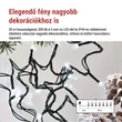 Emos LED karácsonyi fényfüzér, 50 m, kültéri és beltéri, hideg fehér, programozható időzítő D4AC26
