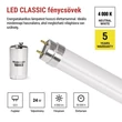 EMOS LED Fénycső T8 24W 169 lm/W 4050 lm 150cm 4000K természetes fehér 5 év garancia Z73237