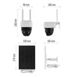 Emos GoSmart Kültéri akkumulátoros kamera IP-1200 WASP wifivel és napelemmel H4067