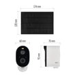 Emos GoSmart Kültéri akkumulátoros kamera IP-1150 SNAP wifivel és napelemmel H4073