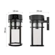 Emos GoSmart Wifis kültéri forgatható kamera IP-1300 LANTERN E27 foglalattal, fekete H4074