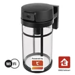 Emos GoSmart Wifis kültéri forgatható kamera IP-1300 LANTERN E27 foglalattal, fekete H4074
