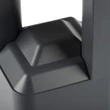 Kanlux PEVO minimál cserélhető fényforrású kerti fali grafit lámpatest GX53 PEVO EL 25 GR 36552