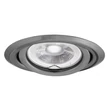 Kanlux ARGUS II beépíthető spotlámpa kerek billenthető grafit IP20 CT-2115-GM