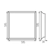 Kanlux Süllyesztett 40W 60x60 LED panel 4800Lm BLINGO IP65 40W KANLUX BLINGO LED 37279