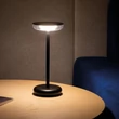 Kanlux Fluxy LED asztali lámpa fekete 1,7W 140lm 3000K meleg fehér IP44 37311