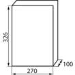 Kanlux lakáselosztó doboz falon kívüli 24 (2x12) modul kiselosztó IP40 DB212S