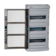 Kanlux falon kívüli lakáselosztó 3x12 36 modul IP65 KDB elosztódoboz IK 10 KDB-IP65 38455