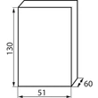 Kanlux lakáselosztó doboz falon kívüli 2 modul kiselosztó IP30 DB102W