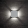 KANLUX REFAZI kültéri fali homlokzat lámpatest LED 6W 360lm 4000K REFAZI EL 6W-F-W lámpa 39180