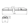 Kanlux CCT LED 120 cm lámpatest 26/30/36W 2970/3400/4030 Lm IP54 KANLUX NOBEN 39500