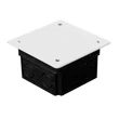 Budvill süllyesztett kötődoboz fedéllel 80x80x50 mm AK1