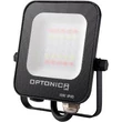 Optonica LED RGB SMD 10W 900Lm 90lm/W reflektor fényvető fekete testtel távirányítóval RGB IP65 5754