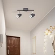 Rábalux Karen spotlámpa antracit IP20 6513