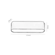 Rábalux LiTrack Line01W 6W 300Lm 3000K meleg fehér sínes LED lámpa 70100