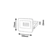 Rábalux Flood LED reflektor 10W 1100lm 4000K fekete IP65 7062