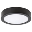 Rábalux Shaun2 beépíthető 24W 2580lm 4000K fekete kerek mennyezeti LED lámpa 71200
