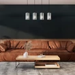 Rábalux Veness függeszthető lámpa 4xE27 matt fekete 72256