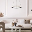 Rábalux Grete függeszthető LED lámpa 32W 2450lm 3000K fekete 72258