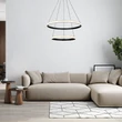 Rábalux Grete függeszthető LED lámpa 60W 3450lm 3000K fekete 72259
