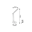 Rábalux Jacey asztali LED lámpa 6W 480lm fekete 74226