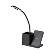 Rábalux Cerie asztali led lámpa 4W 200Lm 3000-4000-6500 fekete vezeték nélküli töltés 74232