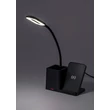 Rábalux Cerie asztali led lámpa 4W 200Lm 3000-4000-6500 fekete vezeték nélküli töltés 74232