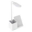 Rábalux Cerie asztali led lámpa 4W 200Lm 3000-4000-6500 fekete vezeték nélküli töltés 74233