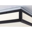 Rábalux Zoya mennyezeti LED lámpa 18W 1350lm 4000K 30x30cm fekete 75031