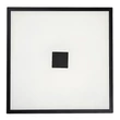 Rábalux Zoya mennyezeti LED lámpa 18W 1350lm 4000K 30x30cm fekete 75031