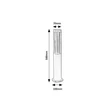 Rábalux Kalisz LED kültéri állólámpa antracit 7W 250lm 3000K IP54 77032