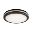 Rábalux Indre LED kültéri mennyezeti lámpa 28W 2450lm CCT fekete IP54 77035