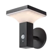 Rábalux Geleen LED kültéri napelemes lámpa 4W 400lm 3000K fekete IP44 77044