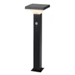 Rábalux Geleen LED kültéri napelemes lámpa 4W 400lm 3000K fekete IP44 77045