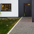 Rábalux Geleen LED kültéri napelemes lámpa 4W 400lm 3000K fekete IP44 77045