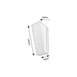 Rábalux Temse LED kültéri fali lámpa 3W 140lm 4000K antracit IP65 77065