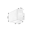 Rábalux Mataro LED kültéri fali lámpa 7W 580lm 4000K fehér IP54 77074