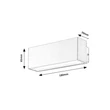 Rábalux Mataro LED kültéri fali lámpa 10W 970lm 4000K fehér IP54 77076
