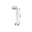 Rábalux Lasset LED kültéri napelemes lámpa 4,4W 200lm 4000K fekete IP54 77079