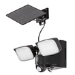 Rábalux Leszno LED kültéri napelemes lámpa 10W 800lm 4000K fekete IP54 77091