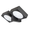 Rábalux Telde LED kültéri fali lámpa 14W 900lm 3000K antracit IP54 77101
