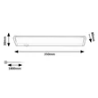 Rábalux Easylight2 LED pultmegvilágító lámpa 5W 390lm 4000K fehér 78057