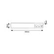 Rábalux Bath2 LED pultmegvilágító lámpa 10W 940lm 4000K fehér 78064