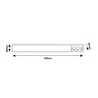 Rábalux Bath2 LED pultmegvilágító lámpa 15W 1350lm 4000K fehér 78065