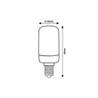 Rábalux LED izzó filament E14 T20 2W 140lm 4000K természetes fehér 79030