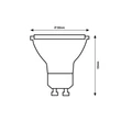 Rábalux LED izzó GU10 4W 300lm 2700K meleg fehér 79038