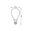 Rábalux LED izzó filament E14 G45 4W 500lm 4000K természetes fehér 79049