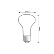 Rábalux LED izzó E14 R50 5W 470lm 3000K meleg fehér 79064
