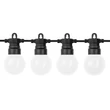 Optonica napelemes szolár LED fényfüzér 10m 20db LED 128lm 2700K IP65 9092